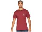 Huf Memorial Triangle Short Sleeve Tee (terra Cotta) Men's T Shirt