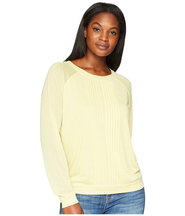 Prana Sheer Escape Top (pale Pollen) Women's Clothing