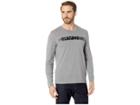 Spyder Limitless Long Sleeve Word Logo Top (alloy/black) Men's Long Sleeve Pullover