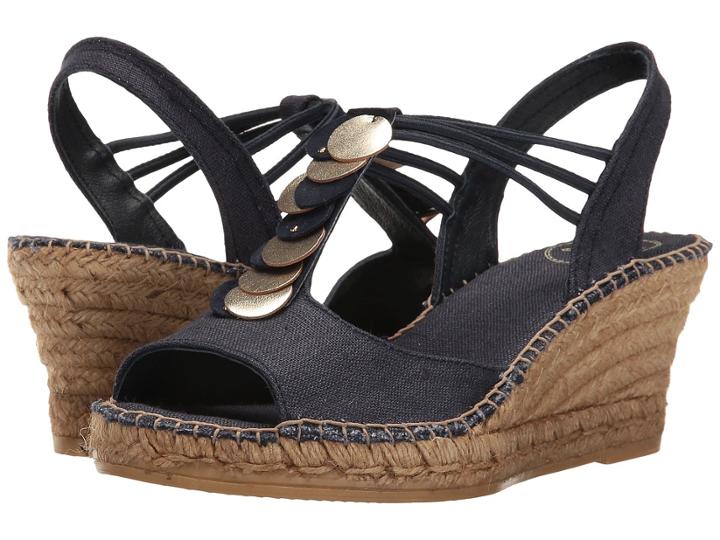 Toni Pons Sitges (navy Linen) Women's  Shoes