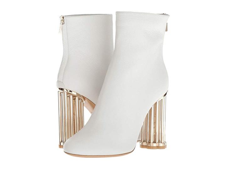 Salvatore Ferragamo Coriano (new Bianco Ottico) Women's Dress Boots