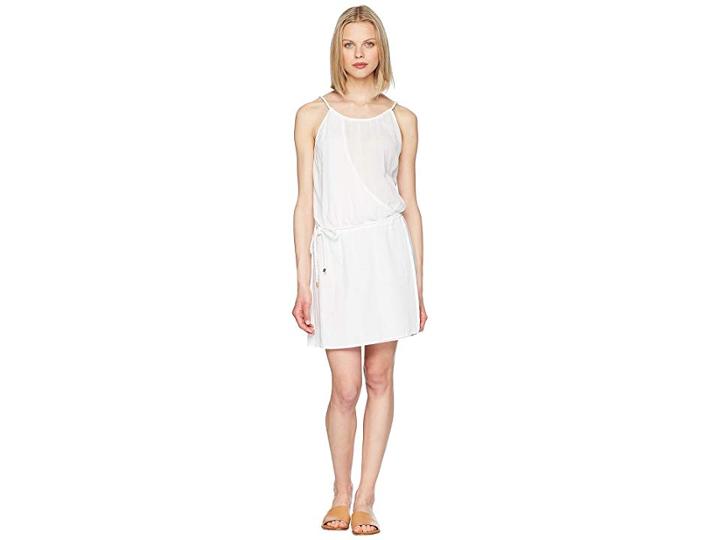 Heidi Klein Seychelles Drop Waist Mini Dress (white) Women's Swimwear