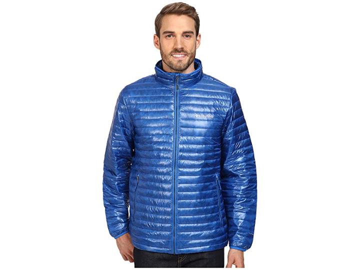 Columbia Platinum Plus 740 Turbodown Jacket (super Blue) Men's Coat