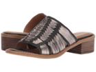 Comfortiva Brileigh (black/anthracite Cow Oily Veg/cow Metallic) Women's Clog/mule Shoes
