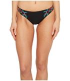 Laundry By Shelli Segal Mesh Embroidery Hipster Bikini Bottom (multi) Women's Swimwear