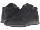 Ecco Sneak Zip (black/black/black) Women's  Shoes