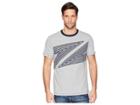 Perry Ellis Abstract Print T-shirt (dark Sapphire) Men's T Shirt