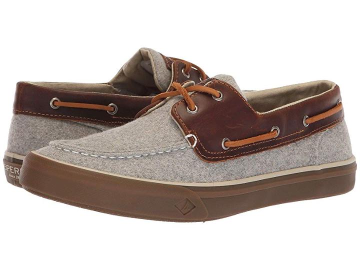 Sperry Bahama Ii Boat Wool (grey) Men's Shoes