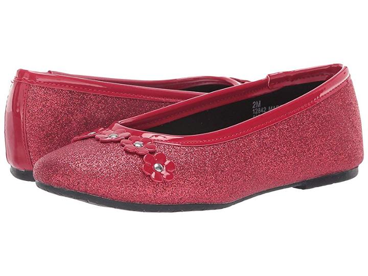 Rachel Kids Madeline (little Kid/big Kid) (red Glitter) Girl's Shoes