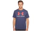 Under Armour Charged Cotton(r) Sportstyle Logo (midnight Navy/white/red) Men's T Shirt