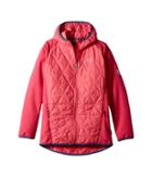 Jack Wolfskin Kids Grassland Hybrid Jacket (infant/toddler/little Kids/big Kids) (hot Pink) Girl's Coat