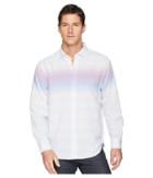 Tommy Bahama Sunset Ombre Islandzone Shirt (white) Men's Clothing