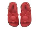 Mini Melissa Mini Beach Slide Sandal + Disney (toddler/little Kid) (bordeaux) Girls Shoes