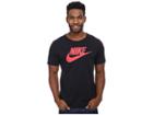 Nike Futura Icon Tee (black/university Red) Men's Short Sleeve Pullover