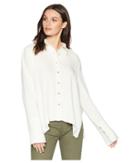 Moon River Long Sleeve Top (white) Women's Clothing