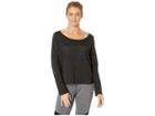 Reebok Mesh Long Sleeve Layer (black) Women's Clothing
