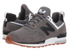 New Balance Kids Gs574v2 (big Kid) (castlerock/black) Boys Shoes