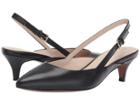 Cole Haan Harlow Slingback Pump (black Leather) Women's Shoes