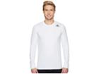 Adidas Alphaskin Sport Fitted Long Sleeve Tee (white) Men's Long Sleeve Pullover
