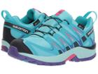 Salomon Kids Xa Pro 3d Cswp (little Kid/big Kid) (blue Curacao/ Eggshell Blue/purple Opulence) Girls Shoes