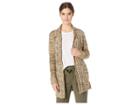 Romeo & Juliet Couture Knitted Long Cardigan (camel Combo) Women's Sweater