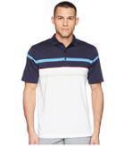 Callaway Road Map Stripe Polo (peacoat) Men's Clothing