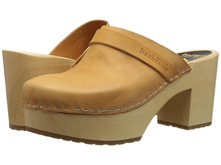 Swedish Hasbeens Louise (nature) Women's Clog Shoes