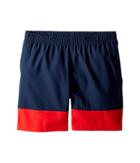 Columbia Kids Solar Stream Stretch Shorts (little Kids/big Kids) (collegiate Navy/bright Red) Boy's Shorts