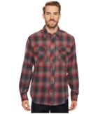 Woolrich Miners Wash Flannel Shirt (steel Gray) Men's Clothing