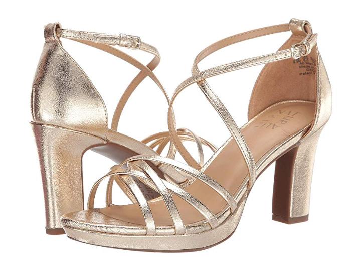 Naturalizer Cecile (gold) Women's Dress Sandals