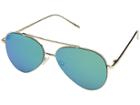 Thomas James La By Perverse Sunglasses Bronson (gold/green Mirror) Fashion Sunglasses