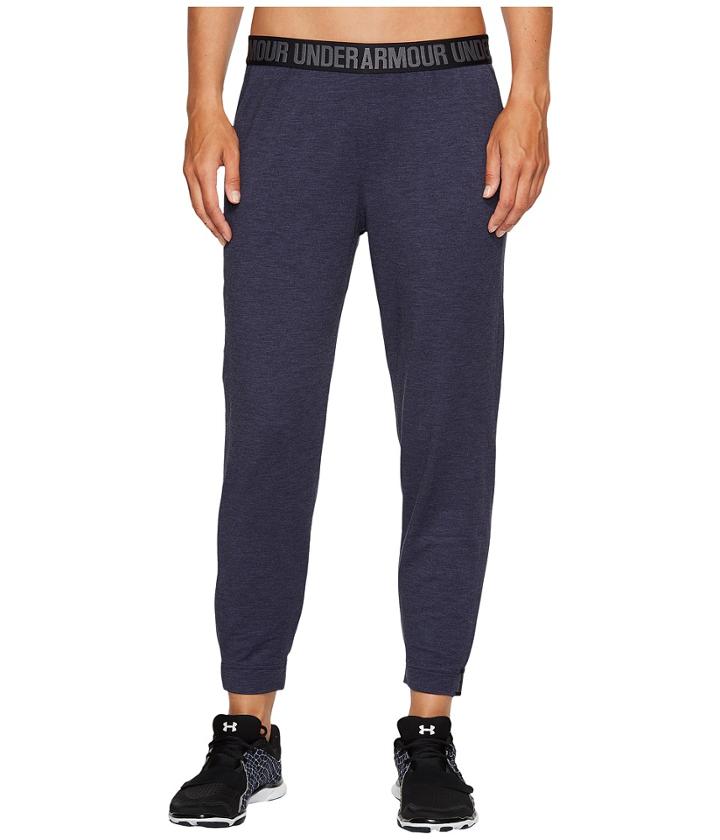Under Armour Featherweight Fleece Pants (midnight Navy Light/graphite) Women's Casual Pants