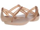 Crocs Isabella T-strap (bronze) Women's Sandals