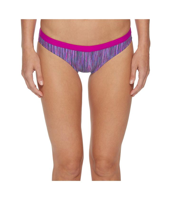 Nike Rush Heather Sport Bikini Bottom (fuchsia Blast) Women's Swimwear
