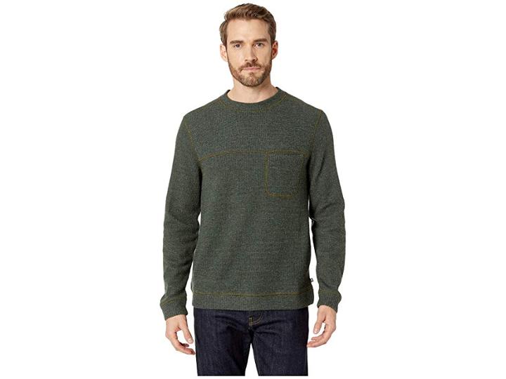 Toad&co Breithorn Crew Sweater (rustic Olive) Men's Sweater