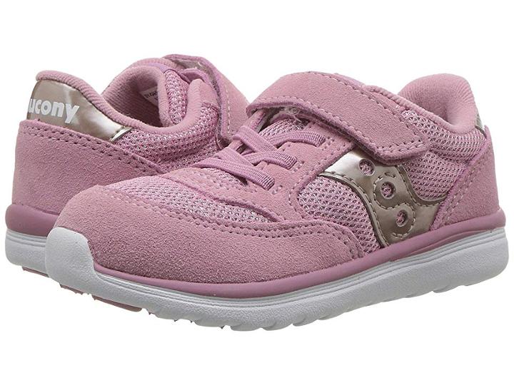 Saucony Kids Originals Jazz Lite (toddler/little Kid) (blush Metallic) Girls Shoes