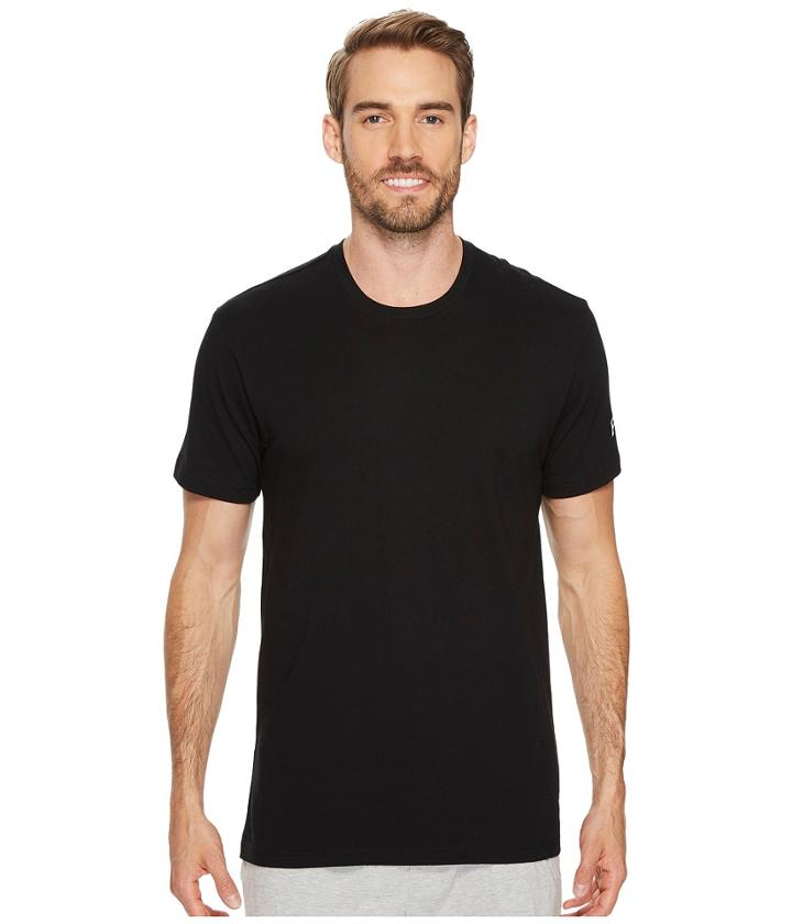 Polo Ralph Lauren Knit Jersey Short Sleeve Crew (polo Black/crescent Cream Pony Player) Men's Pajama