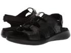 Ecco Soft 5 Toggle Sandal (black Cow Leather/cow Nubuck) Women's Sandals