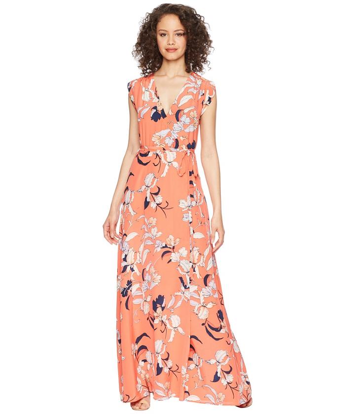 Yumi Kim Swept Away Maxi (orchid Blush/coral) Women's Dress
