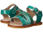 Elephantito Crossed Sandal (toddler) (ptn Green) Girls Shoes