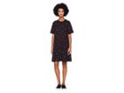 Mcq Cut Babydoll Dress (darkest Black) Women's Dress