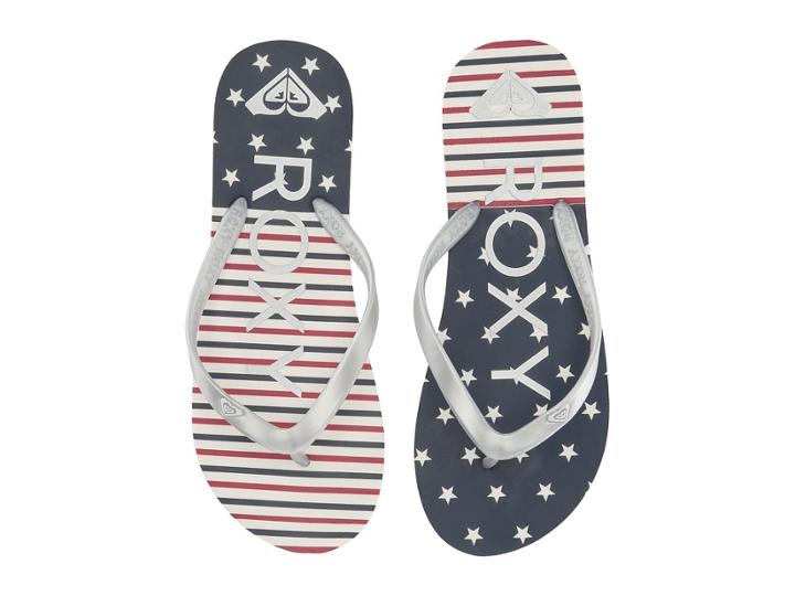 Roxy Tahiti Vi (red/white/blue) Women's Sandals