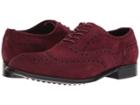 Kenneth Cole New York Design 10521 (wine) Men's Lace Up Wing Tip Shoes
