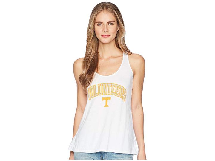 Champion College Tennessee Volunteers Eco(r) Swing Tank Top (white) Women's Sleeveless