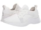 Calvin Klein Unni (white Textured Knit) Men's Lace Up Casual Shoes