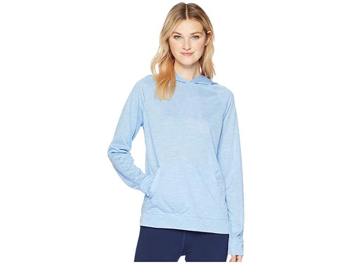 White Sierra Bug Free Trail Hoodie (provence Blue) Women's Sweatshirt
