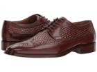 Johnston & Murphy Boydstun Woven Dress Wingtip Oxford (cognac Italian Calfskin) Men's Lace Up Wing Tip Shoes