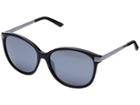 Kenneth Cole Reaction Kc2753 (shiny Black/smoke Mirror) Fashion Sunglasses