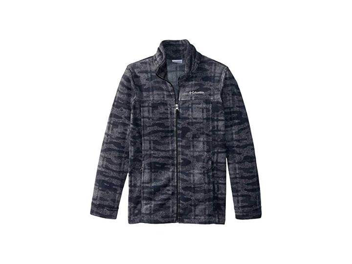 Columbia Kids Zingtm Iii Fleece (little Kids/big Kids) (black Camo Plaid) Boy's Fleece