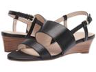 Cole Haan Annabel Grand Wedge Sandal (black Leather) Women's Shoes
